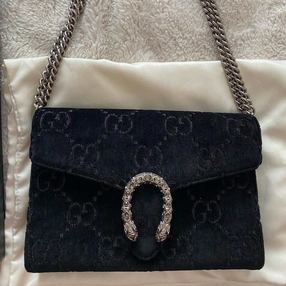 Gucci suede bag